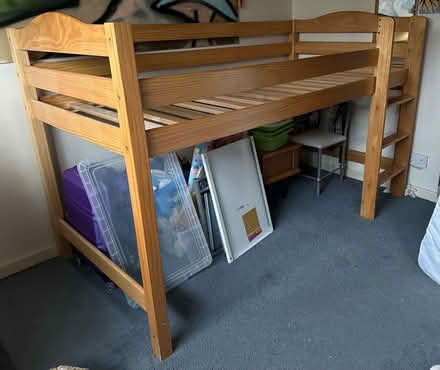 Photo of free Single mid-sleeper bed (Eynsham OX29) #1