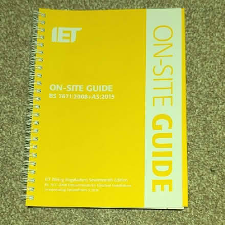 Photo of free On site guide, electrical wiring regs (Kennington OX1) #1