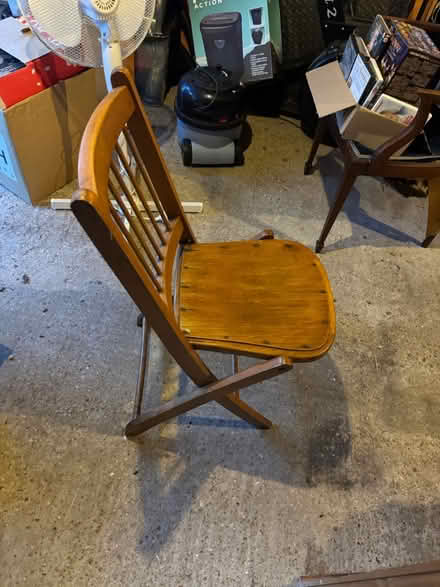 Photo of free Wooden foldable chair (Warlingham CR6) #3