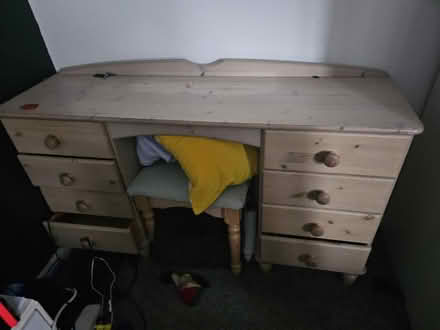 Photo of free Wooden dressing table (Baguley M23) #1
