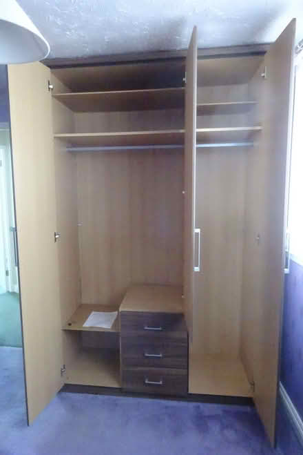 Photo of free Large 3 Mirror Door Wardrobe (Royal Wootton Bassett SN4) #4