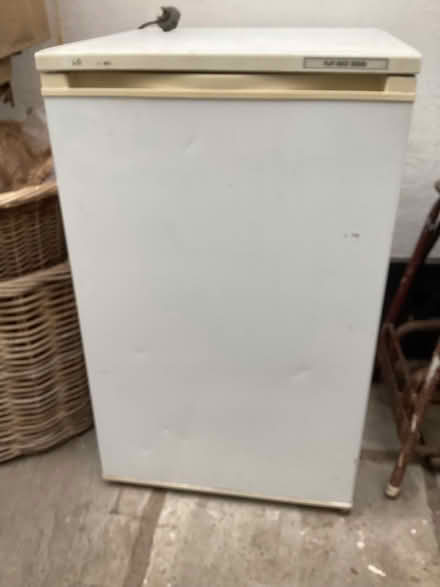 Photo of free White standard upright freezer (Oxhey Hall WD19) #1