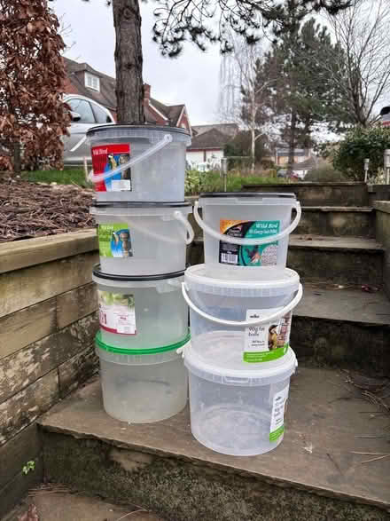 Photo of free x7 containers with lids. Any good to anyone? (Filsham TN38) #1