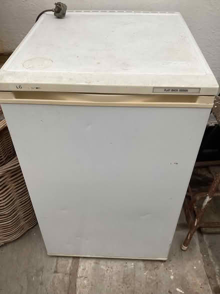 Photo of free White standard upright freezer (Oxhey Hall WD19) #2