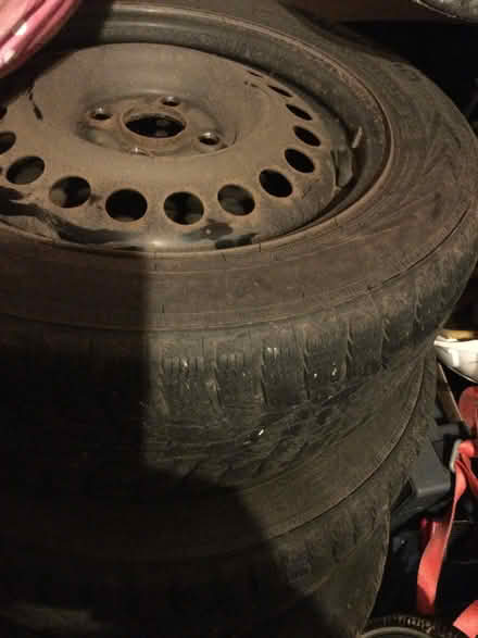 Photo of free Winter tyres on steel rims (Cliburn CA10) #1