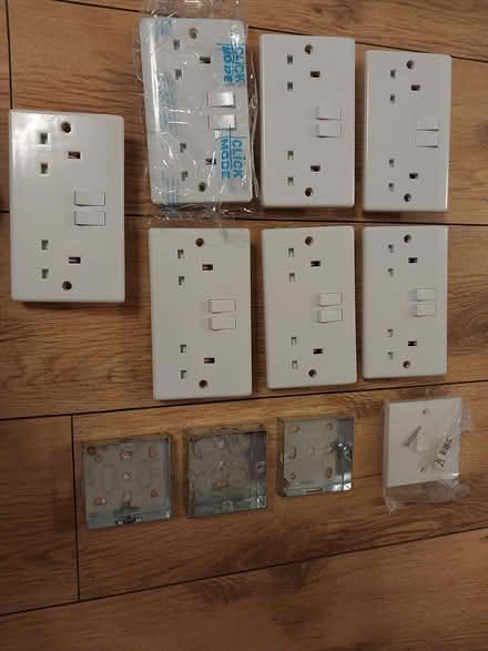 Photo of free 7 electrical double sockets and a light switch fitting (Staple Hill BS16) #1