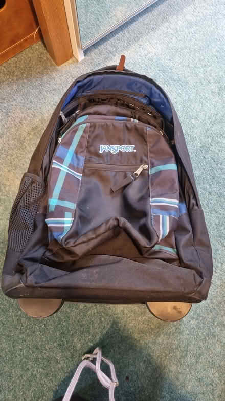 Photo of free Jansport backpack with wheels - needs repair (Datchworth Green SG3) #1
