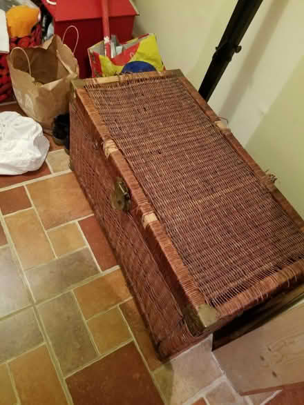 Photo of free Wicker blanket box (Ranelagh/Rathmines) #1