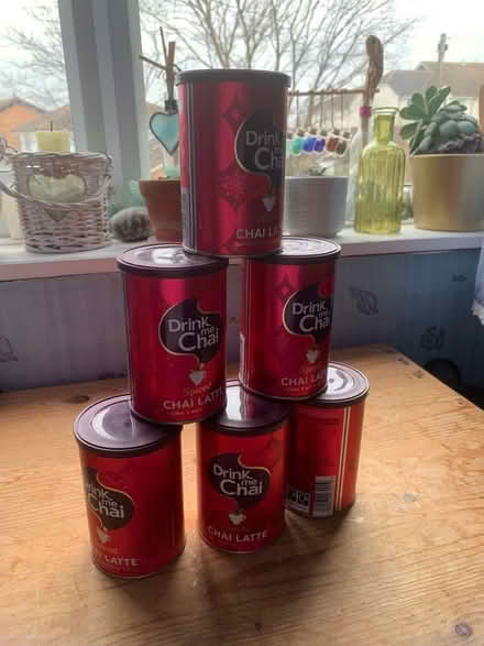 Photo of free Empty chai latte tins (Fleetwood FY7) #1