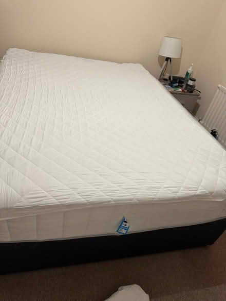 Photo of free King size bed with 2 drawer divan (Barnard's Green WR14) #1