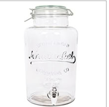 Photo of Large glass jar with tap (Woodmancote GL11) #1