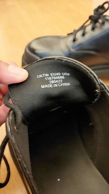 Photo of free Black platform shoes (Manor House station) #2