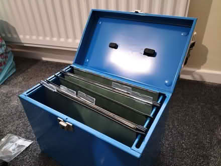 Photo of free A4 Steel File Box with 2x keys (Blackwell CA2) #1
