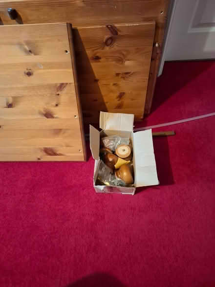 Photo of free Pine double wardrobe (rhayader) #2