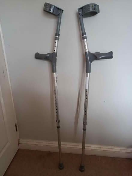 Photo of free Extra tall pair of crutches (Swarkestone DE73) #1