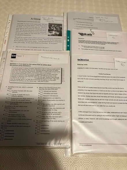 Photo of free English worksheets (Newport Pagnell MK16) #1