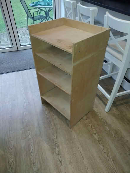 Photo of free Plywood shelf unit (New Malden KT3) #1