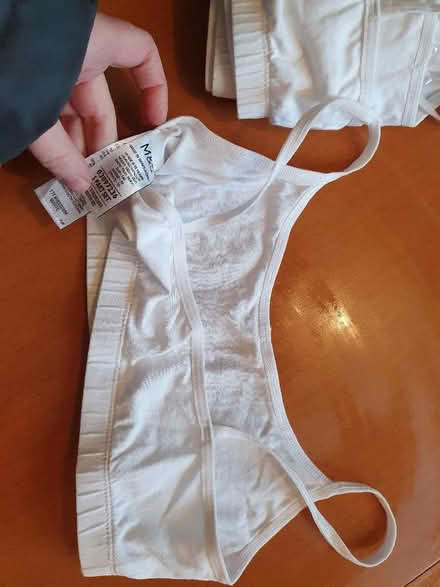 Photo of free White crop tops x 4 (size 9-10) (Bruntsfield EH10) #2