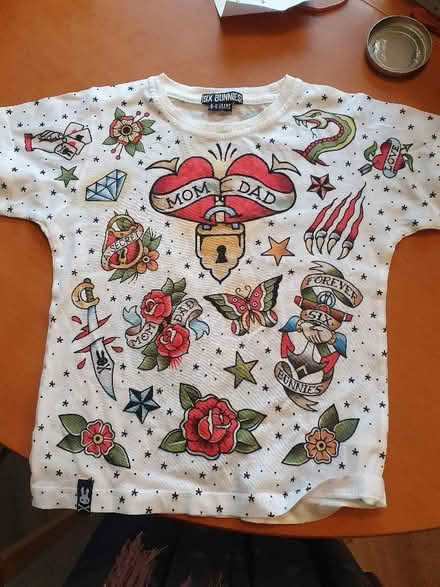 Photo of free Tattoo t-shirt size 4 (although says 5-6) (Bruntsfield EH10) #1