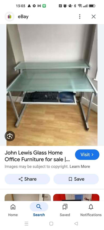 Photo of free John Lewis office desk. (Kelham Island S3) #1