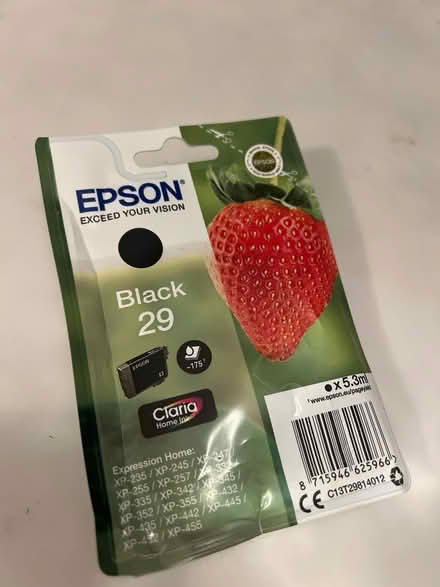 Photo of free Epson black ink cartridge (Hampden Park) #1