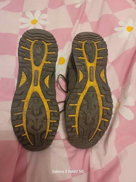Photo of free DUNLOP Khaki and yellow shoes (Barnes) #1