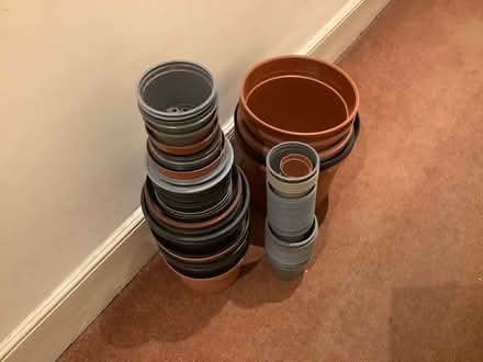 Photo of free Plastic plant pots (Streatham Hill, SW2) #1