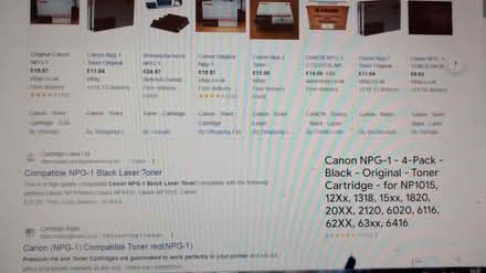 Photo of free Canon NPG-1 Toner Cartridges (Holyford EX24) #2