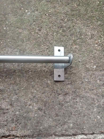 Photo of free 80cm rail - brushed stainless finish (Henlow SG16) #2