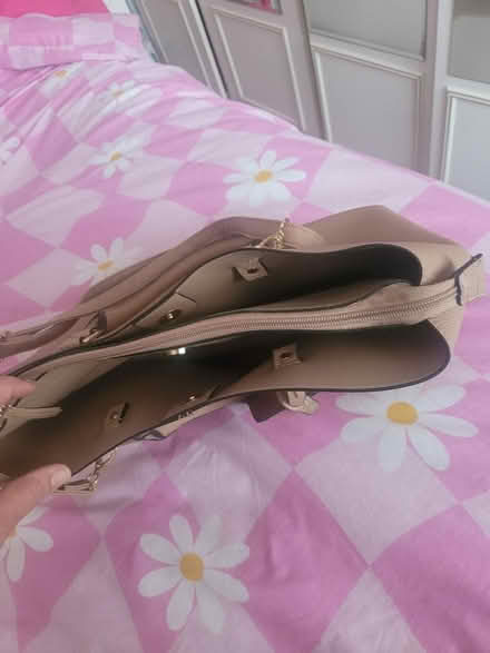Photo of free New beige handbag (Barnes) #1