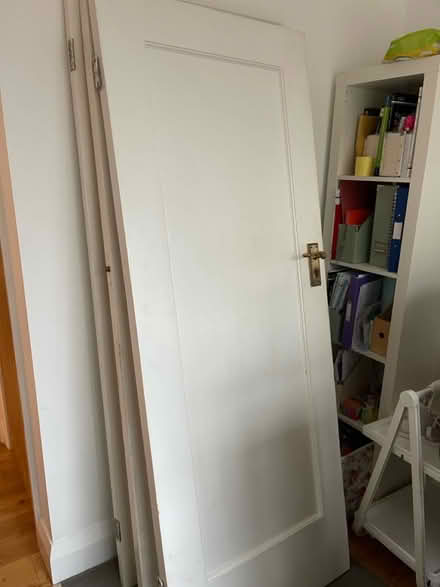 Photo of free Interior solid wooden doors x2 (Urmston Manchester M41) #1