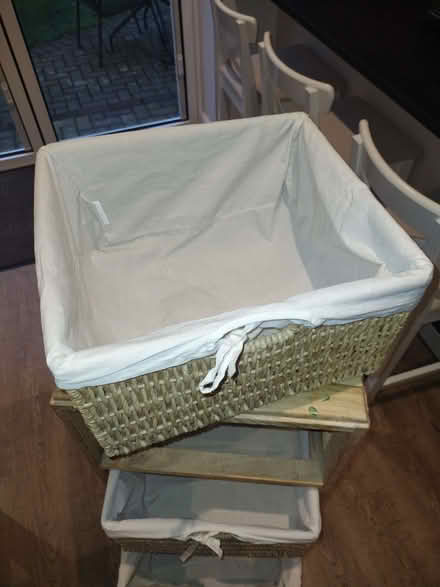 Photo of free Freestanding, 4 wicker drawer, storage unit (New Malden KT3) #4
