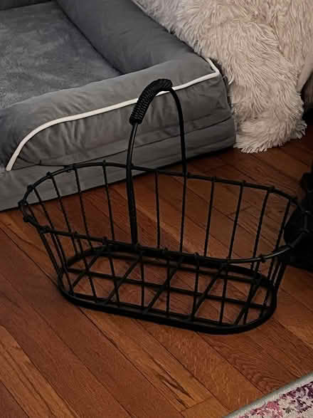 Photo of free Black, metal basket with handle (Mohegan Lake) #1