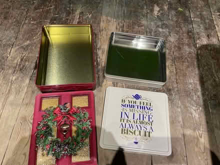 Photo of free Storage tins (Middleton St George, DL2) #2