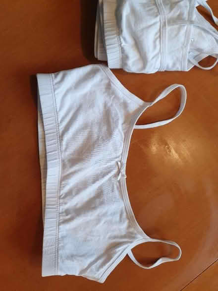 Photo of free White crop tops x 4 (size 9-10) (Bruntsfield EH10) #1