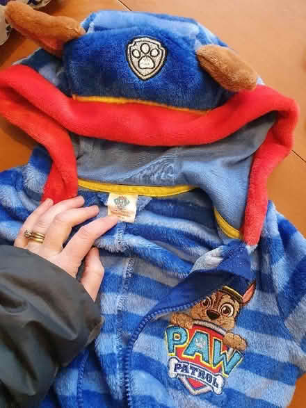Photo of free Chase (paw patrol) onesie size 3-4 (Bruntsfield EH10) #2