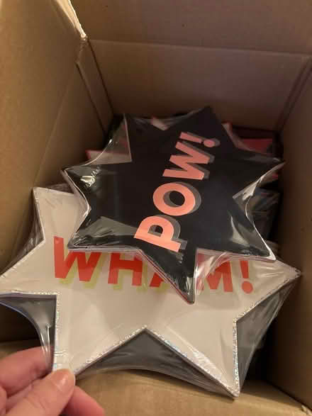 Photo of free Box of kids party superhero bits (Barrington CB22) #2
