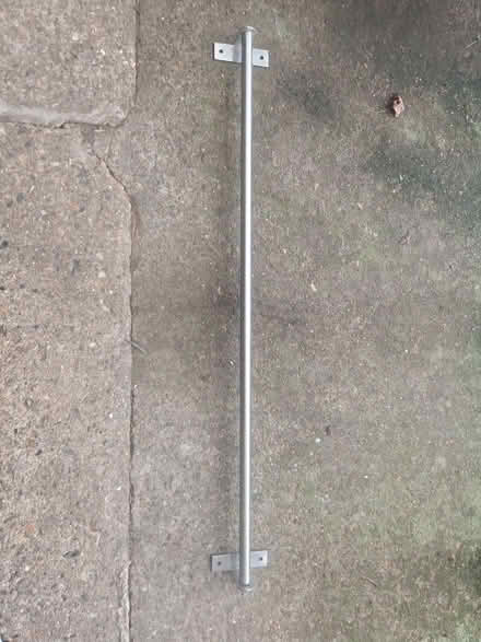 Photo of free 80cm rail - brushed stainless finish (Henlow SG16) #1