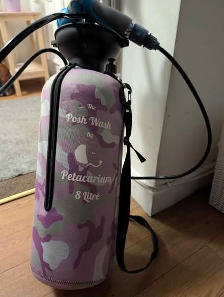Photo of free Dog shower, handy for car. (Hartwood Green PR7) #1