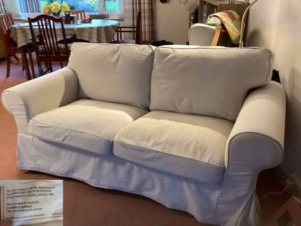 Photo of free IKEA 2 seater cream SOFA (Oswestry SY11) #1