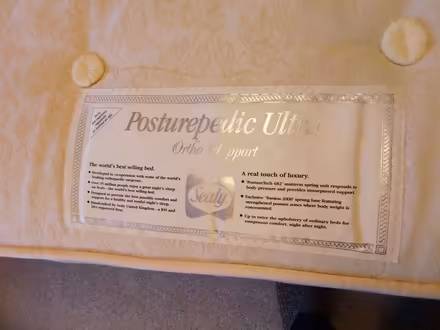 Photo of free Sealy Posturepedic 4'6" mattress (Saltford) #2