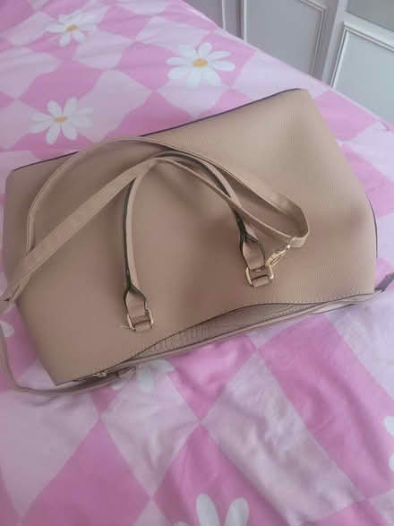 Photo of free New beige handbag (Barnes) #2