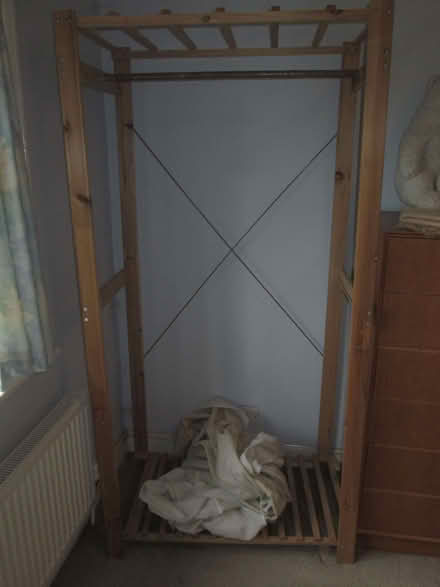 Photo of free canvas hanging wardrobe (Hethersett NR9) #1