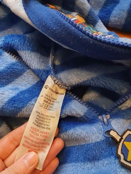 Photo of free Chase (paw patrol) onesie size 3-4 (Bruntsfield EH10) #3
