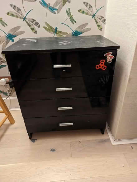 Photo of free 2 black chests of drawers (Tonbridge TN10) #2