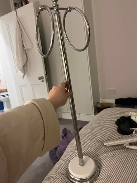 Photo of free Dunelm towel holder (Bloomsbury WC1B) #1