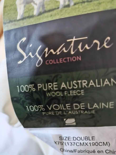 Photo of free Australian Wool Mattress Cover (Passaic) #1