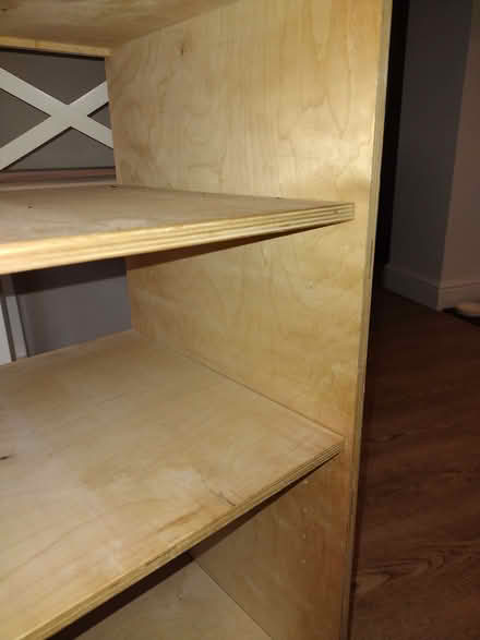 Photo of free Plywood shelf unit (New Malden KT3) #3
