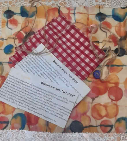 Photo of free 2 beeswax food wraps (Thorpe St Andrew NR7) #1