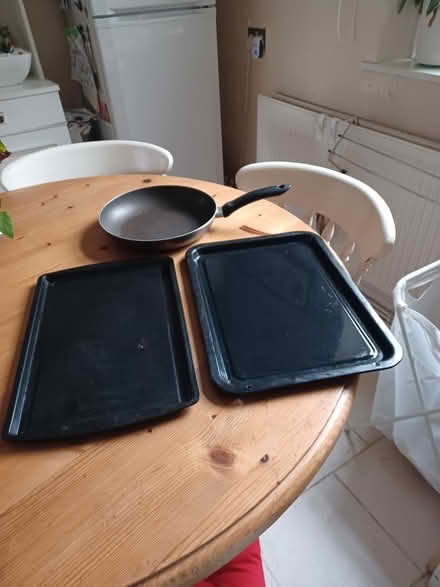 Photo of free Baking trays and frying pan (Bradley, HD2) #1